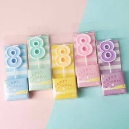 เทียนตัวเลข 8