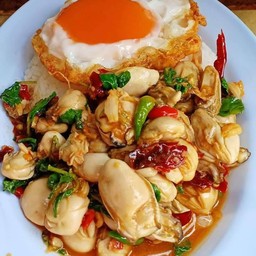 กะเพราไข่ดาวบุฟเฟ่ต์ข้าว40