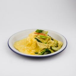 ข้าวไข่ข้นเขียวหวานไก่