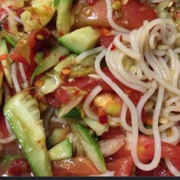 ตำซั่วแตง ปลาแดก