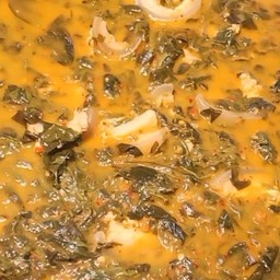 แกงขี้เหล็กกะทิใส่หมู