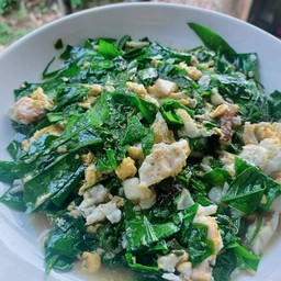 ผักเหมียงผัดไข่