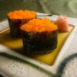 ซูชิหน้าไข่กุ้ง ( Ebi ko nigiri  )2 ชิ้น