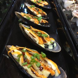 หอยแมลงภู่ราดชีส