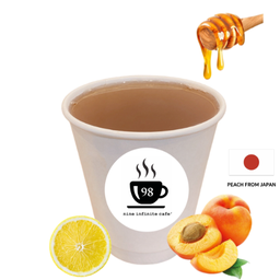 ชาพีช ฮันนี่ เลมอน ร้อน - HOT HONEY LEMON PEACH TEA