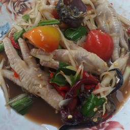 ตำตีนไก่