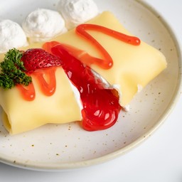 เครปเย็นสตรอเบอร์รี่