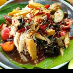 ตำป่า อ้าปาก