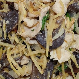 ไก่ผัดขิง