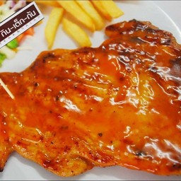 สเต็กไก่บาบีคิว