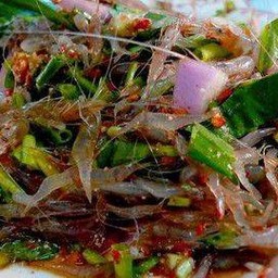 ยำกุ้งเต้นแซ่บซี๊ดดด(เผ็ดมากรสจัด)