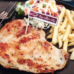 สเต็กไก่พริกไทยดำ