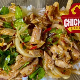 ข้าวไก่ย่างจี๊ดจ๊าด