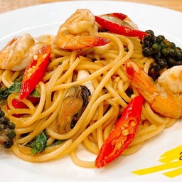 สปาเก็ตตี้ผัดขี้เมาทะเล