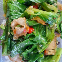 ผัดผักแขนง(กับข้าว)