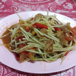 ส้มตำคอหมูย่าง