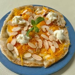 โรตีฝอยทองชีสแอลมอนด์