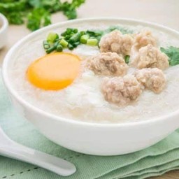 โจ๊กหมู+ไข่