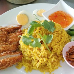 ข้าวหมกไก่กรอบ