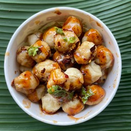 ลูกชิ้นหมูทอด