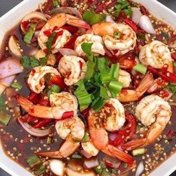 ยำกุ้งสุก