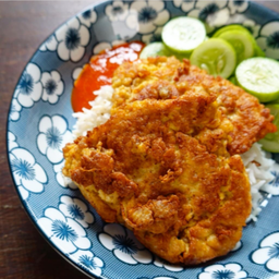 ข้าวไข่เจียวหมูสับ