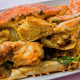 กับข้าว  ปูผัดผงกระหรี่