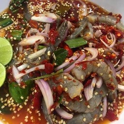 ยำกุ้งสด