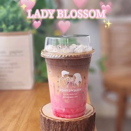 Black and Pink Latte