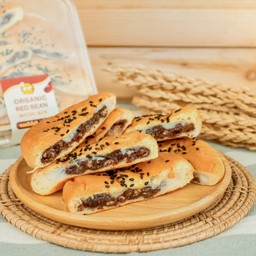 ขนมปังโมจิบันถั่วแดง