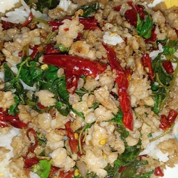 ข้าวกระเพราหมูสับ