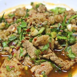 ลาบเนื้อคั่ว