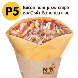 P5 ซอสพิซซ่า+ชีส+เบคอน+แฮม