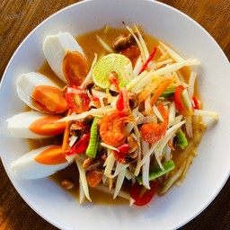 ตำไทยไข่เค็ม