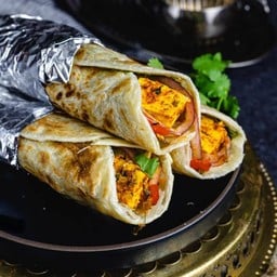 Paneer tikka roll original - cottage cheese wrap