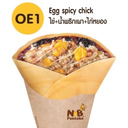 OE1 ไข่+น้ำพริกเผา+ไก่หยอง
