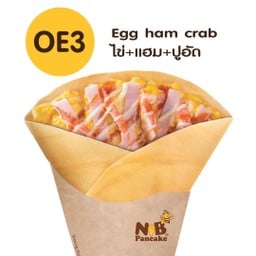 OE3 ไข่+ แฮม+ปูอัด