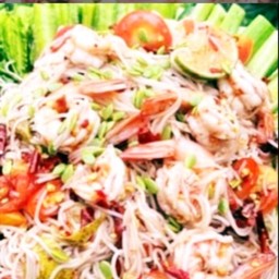 ตำซั่วกุ้งสุก