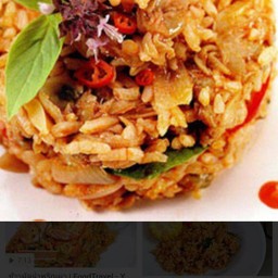 ข้าวผัดหมูพริกเผา