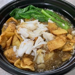 ราดหน้าเส้นกรอบปูไห่เซียน