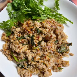 ลาบวุ้นเส้นหมูสับ