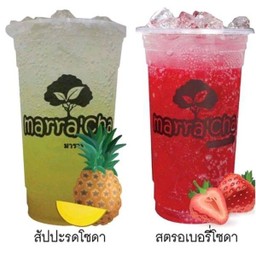 สัปะรด+สตอเบอรี่โซดา (58 บาท)