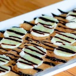 โรตีทิชชู่+กล้วย+ช็อคโกแลต