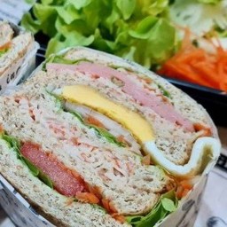 แซนวิชโคเรีย เฮลท์ตี้ โฮม น้องลีย่า เบอเกอรี่ โฮม