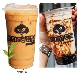 ชาเย็น +ชานมบราวซูก้าไข่มุก (78บาท)