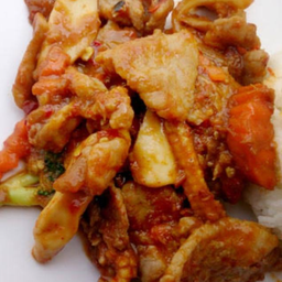 หมูพริกเกลือ(กับข้าว)