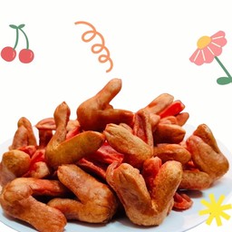 ไส้กรอกแดงทอด(15 ชิ้น)