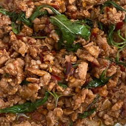 ข้าวกระเพราหมูสับ