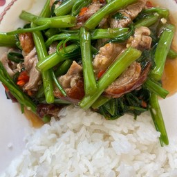 ผักบุ้งเป็ดย่าง