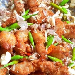 ข้าวหมูทอดพริก ประชาทร